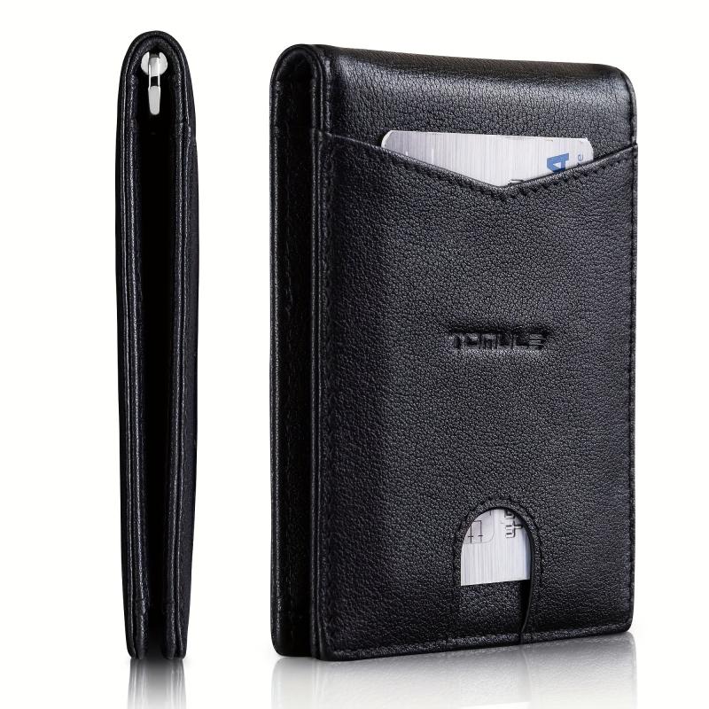 RFID Blocking Money Clip Wallet for Men