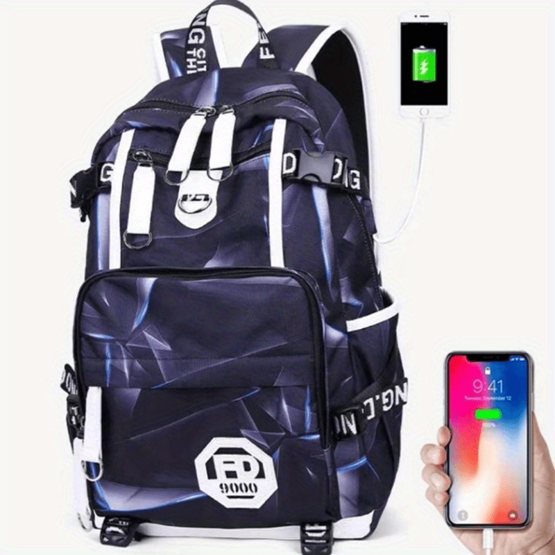 Junior High School Boys Backpack Campus School Bag