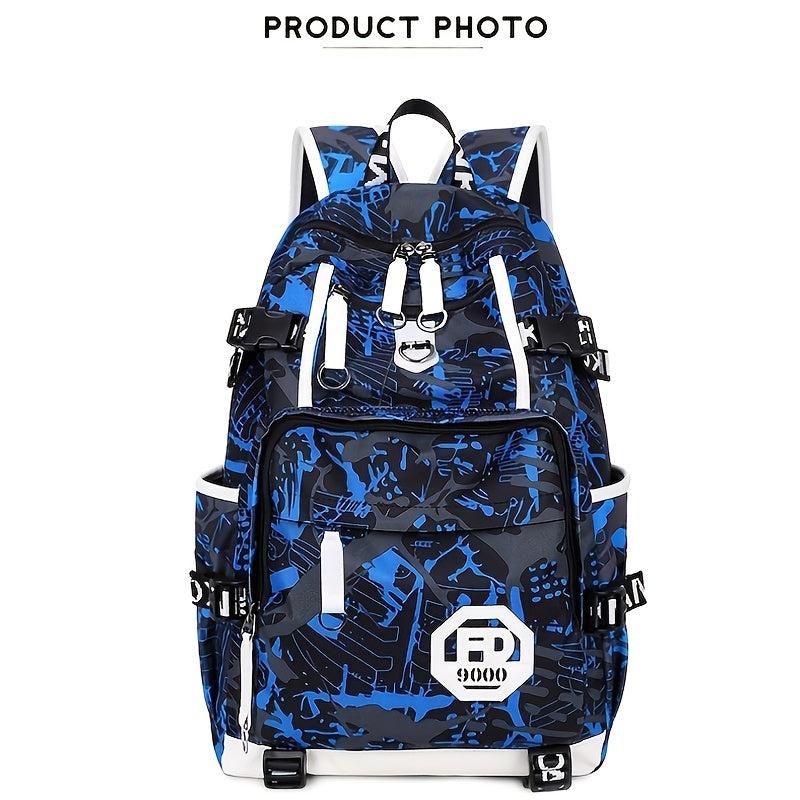 Junior High School Boys Backpack Campus School Bag