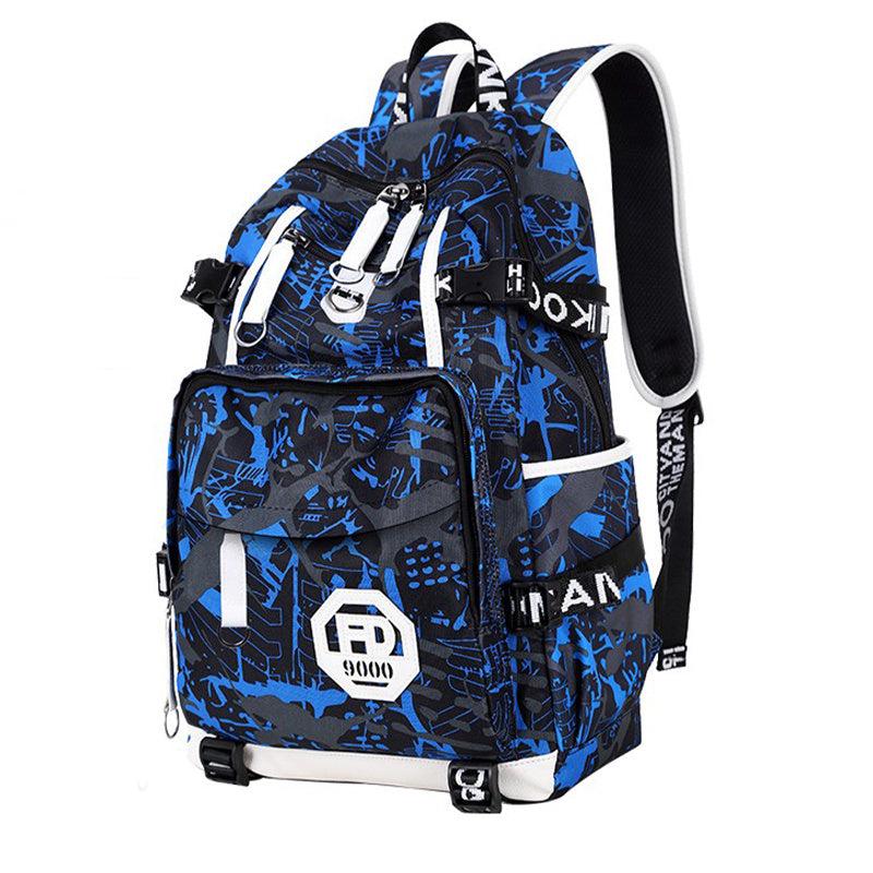 Junior High School Boys Backpack Campus School Bag