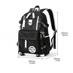 Junior High School Boys Backpack Campus School Bag
