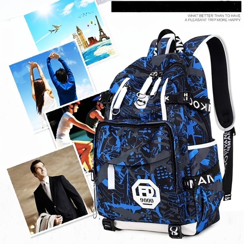Junior High School Boys Backpack Campus School Bag