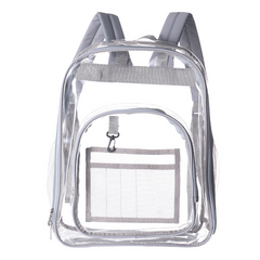 Casual Transparent Backpack Waterproof Pvc Large Capacity Storage Bag
