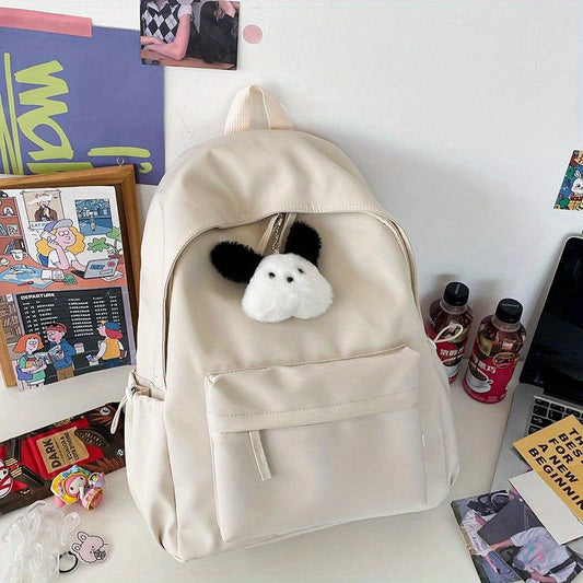 Casual Canvas Backpack School Bag Travel Bag