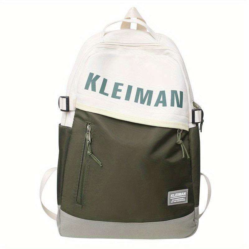 Casual Letter Print School Bag Large Capacity Backpack