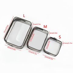 Transparent Waterproof Cosmetic Bag Portable Toiletry Bag