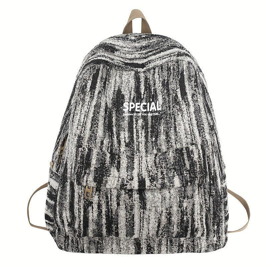 Casual Denim Travel Backpack for Students