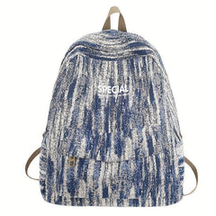 Casual Denim Travel Backpack for Students