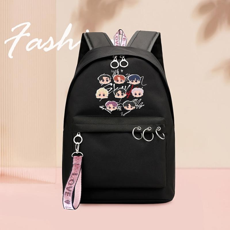 Anime Character Pattern Backpack Large Capacity Waterproof Travel Work Bag