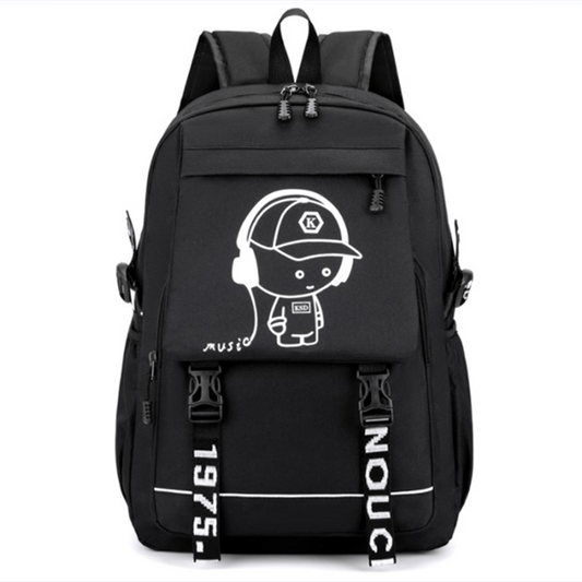 MezyTicky Casual Sports Backpack Large Capacity Waterproof Schoolbag