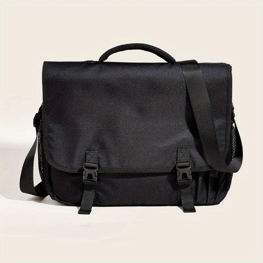 1pc Black Business Commuter Briefcase - Large Capacity Storage