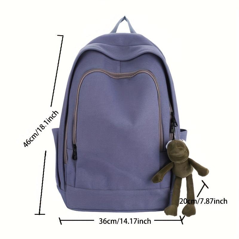 Vintage Casual Backpack School Bag Large Capacity All match Backpack