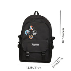 Men's Casual Backpack with Side Pocket for Student