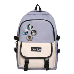 Men's Casual Backpack with Side Pocket for Student