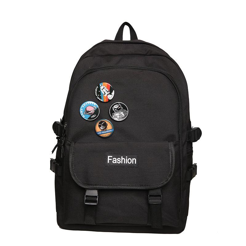 Men's Casual Backpack with Side Pocket for Student