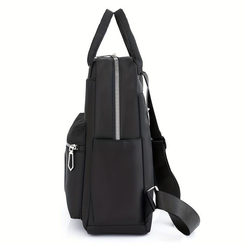 Solid Embossed Casual Travel Backpack for Commuting