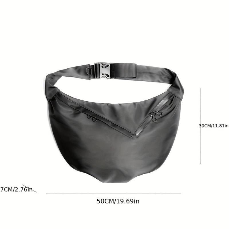 Large Capacity Canvas Shoulder Bag Dumpling Messenger Bag