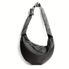 Large Capacity Canvas Shoulder Bag Dumpling Messenger Bag