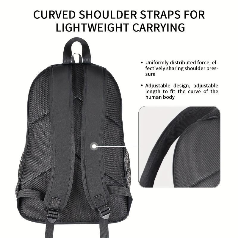 Large Capacity 45 72 Cm Laptop Backpack Waterproof Lightweight Bookbag For Men