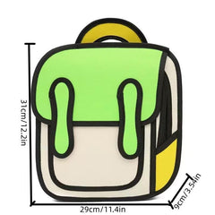 Kids' 2D Cartoon Schoolbag Kindergarten Backpack