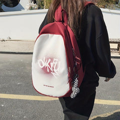 Casual Summer Backpack for Female Students, Large Capacity