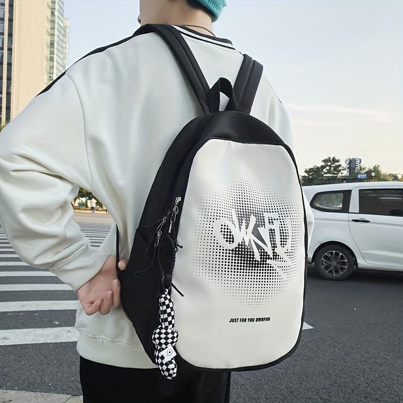 Casual Summer Backpack for Female Students, Large Capacity