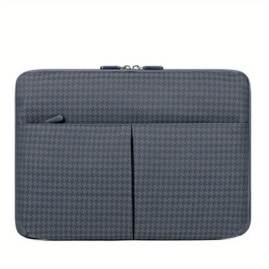 Tablet Storage Bag Laptop Protective Cover Houndstooth Plaid Pur