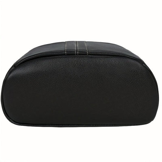 Minimalist PU Leather Backpack for Travel