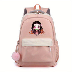 Girl Pattern Schoolbag Large Capacity Backpack