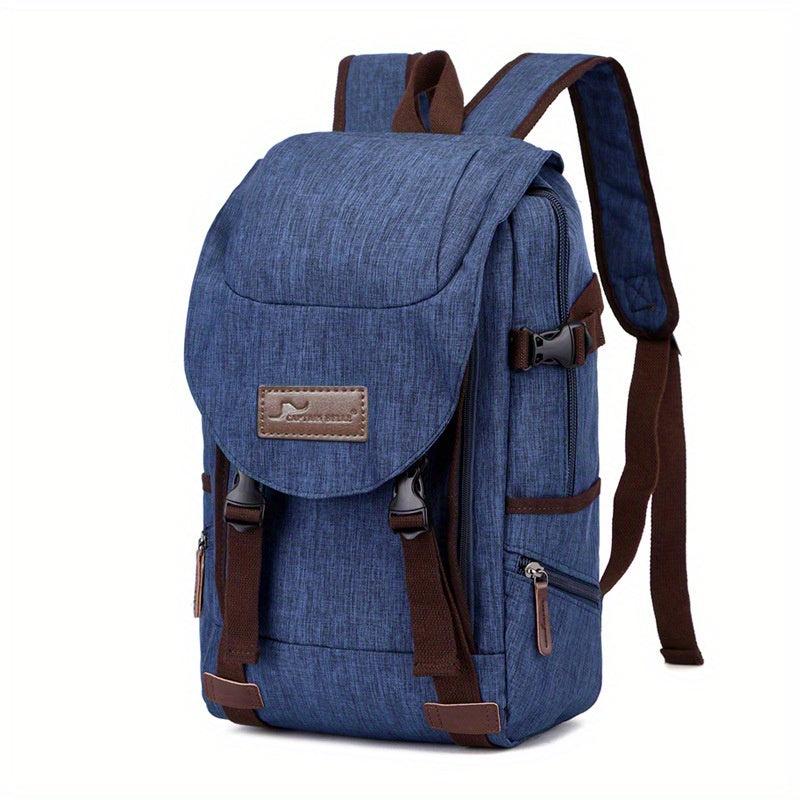 Casual Backpack w/ Earphone Port & Large Capacity