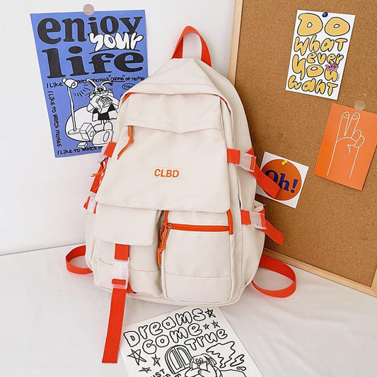 Casual Large Capacity Backpack Student School Bag