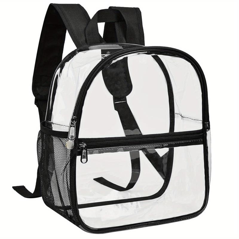 Fashion Transparent Women's PVC Backpack Large Capacity Waterproof Bag