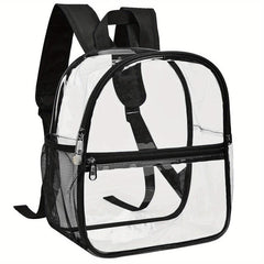 Fashion Transparent Women's PVC Backpack Large Capacity Waterproof Bag