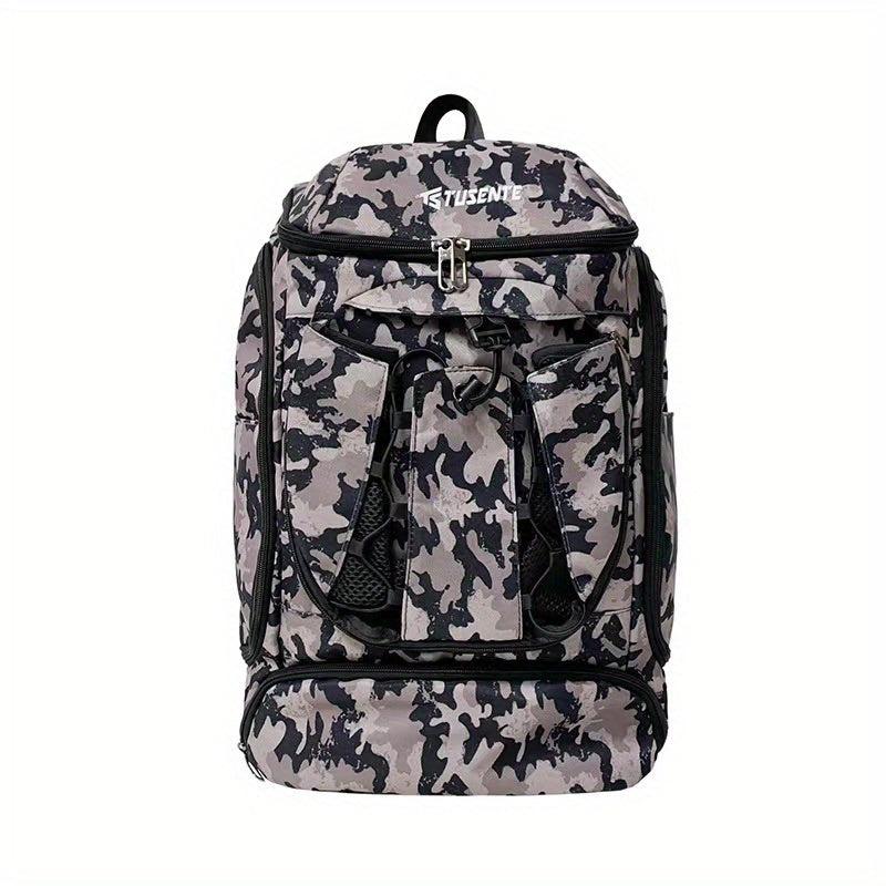 Outdoor Sports Backpack With Shoe Compartment Basketball Bag