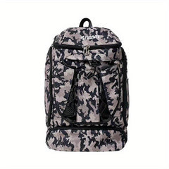 Outdoor Sports Backpack With Shoe Compartment Basketball Bag