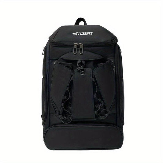 Outdoor Sports Backpack With Shoe Compartment Basketball Bag