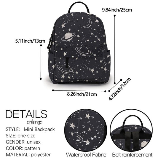 Casual Planet Mini Backpack School Bag Travel Backpack