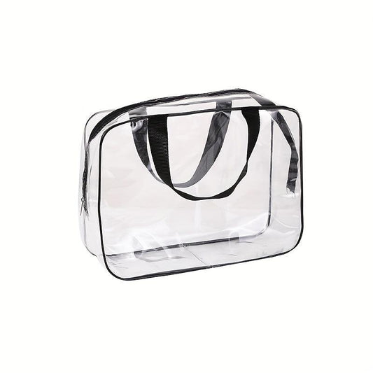 Clear PVC Beach Bag Makeup Toiletry Travel Storage Waterproof