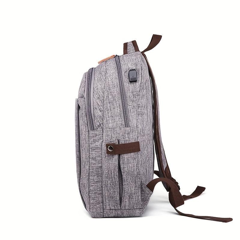 Business Casual Backpack with USB Charging Port