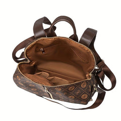 Multifunctional Backpack Handbag Sling Bag 3 In 1 Use Bag Plaid Pattern Bag