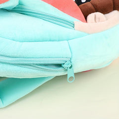 Cartoon Girl Shape Kids Backpack for Kindergarten Students