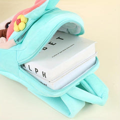 Cartoon Girl Shape Kids Backpack for Kindergarten Students