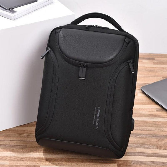 Business Casual Backpack USB Charging Water Resistant Computer Bag