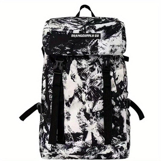 Casual Large Capacity Graffiti Tie Dye Backpack