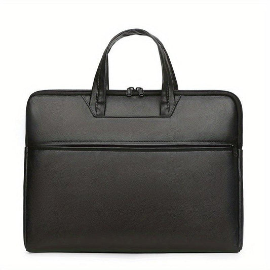 PU Leather Business Briefcase Messenger Bag Handbag For Men