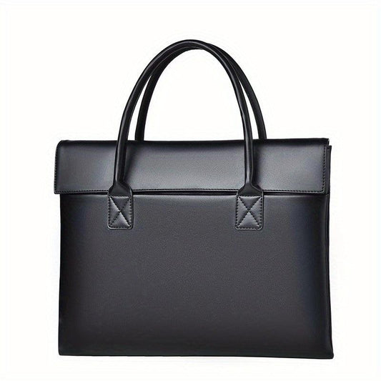 35 56 Cm Portable Computer Bag Briefcase Handbag PU Waterproof Fabric