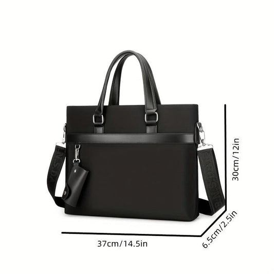 Men's Business Briefcase Tote Bag Shoulder Crossbody Handbag