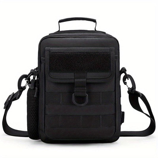 Men's Messenger Bag With Buckle & Thickened Handle Outdoor Sports Bag
