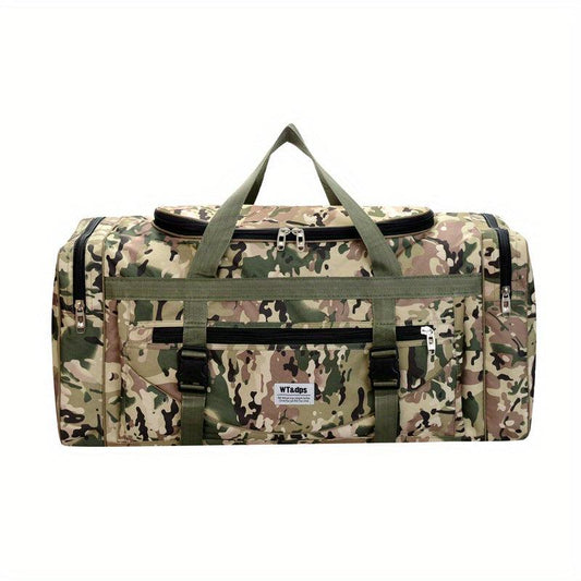 Camouflage Travel Bag Large Storage Bag Abrasion Resistant Holdall Luggage
