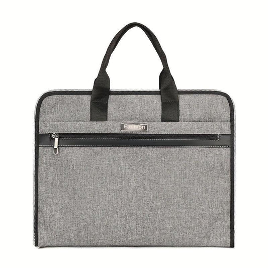 Large Capacity Nylon Briefcase for Office Meetings